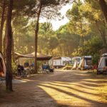 Jeu de piste dans un camping