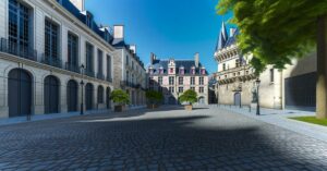 Historic Nantes district landmarks