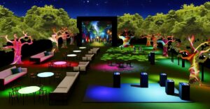 Jardin immersif technologique