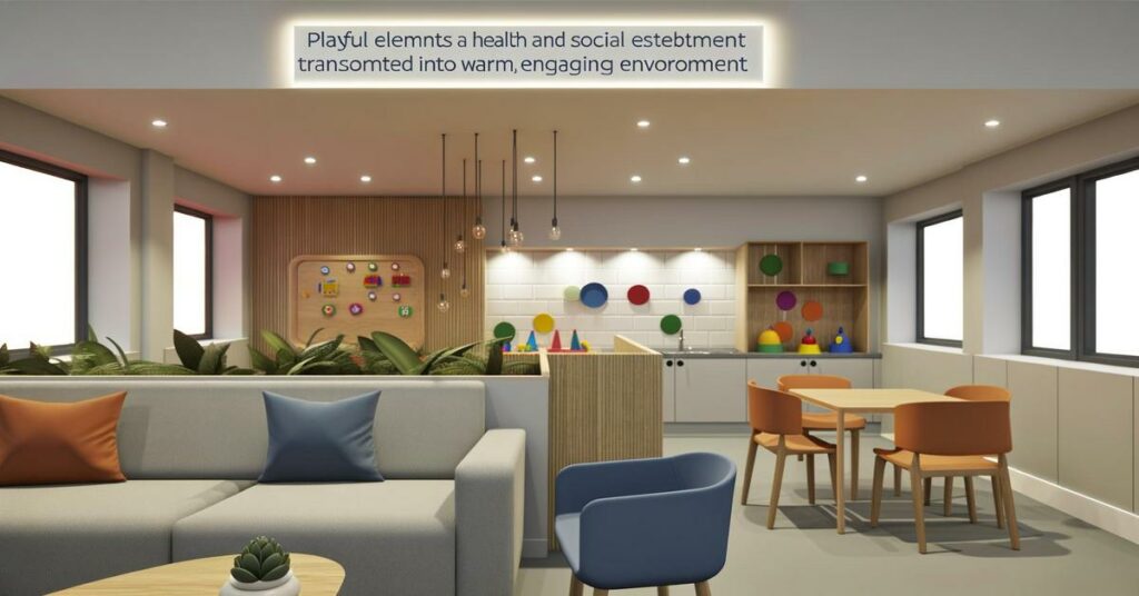 Espace intérieur moderne accueillant