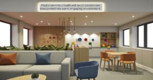 Espace intérieur moderne accueillant