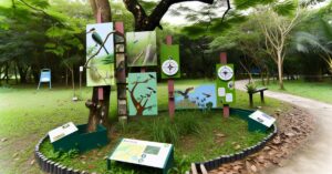 Parc naturel éducatif sinueux