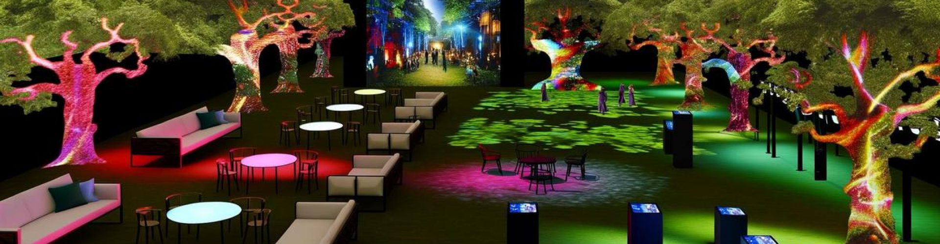 Jardin immersif technologique