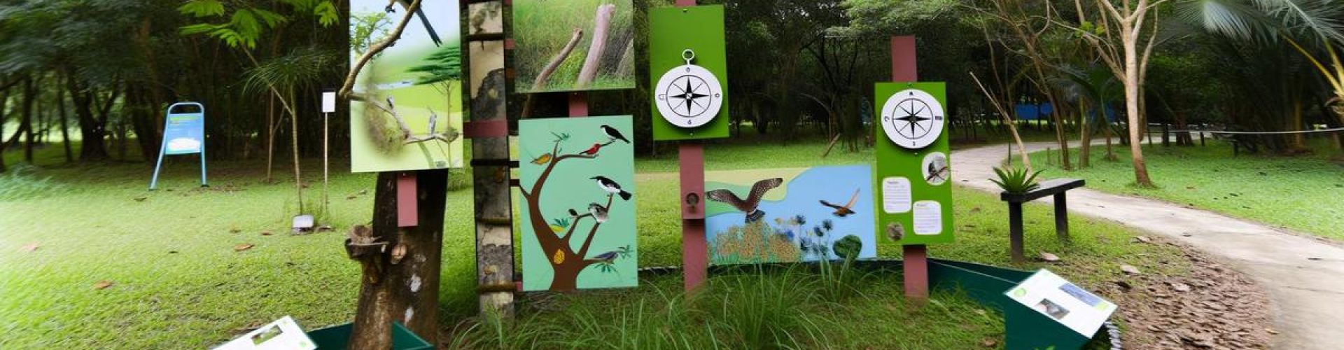 Parc naturel éducatif sinueux