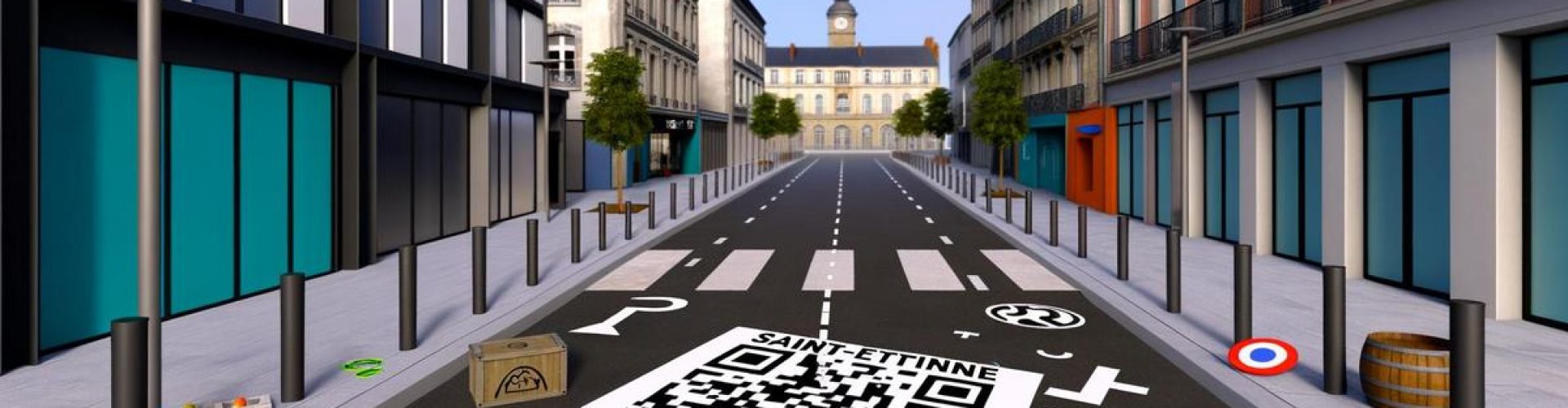 Jeu de piste urbain captivant.