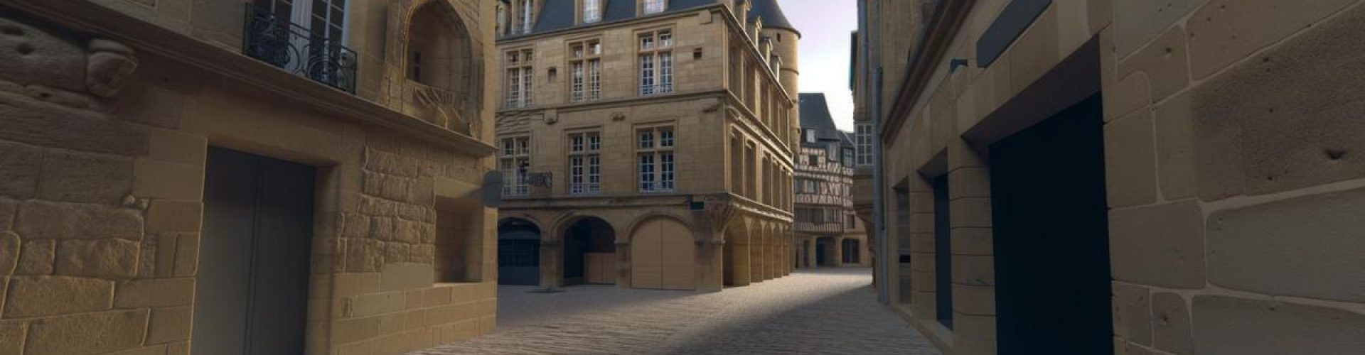 Metz, ruelles pavées médiévales