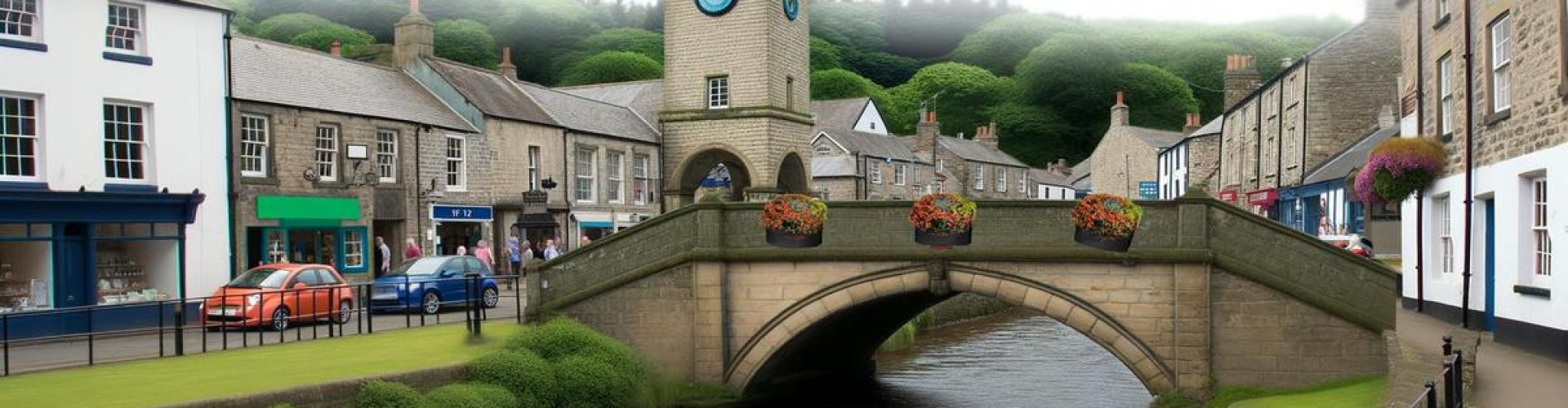 Scenic cityscape with heritage elements.