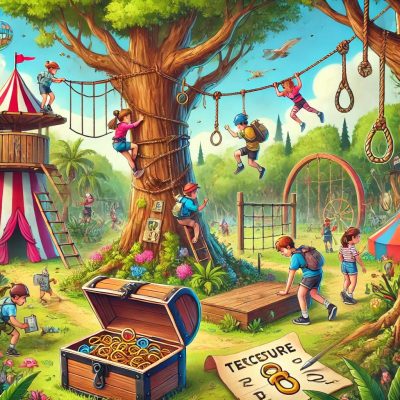 Images de présentation d'un jeu de piste