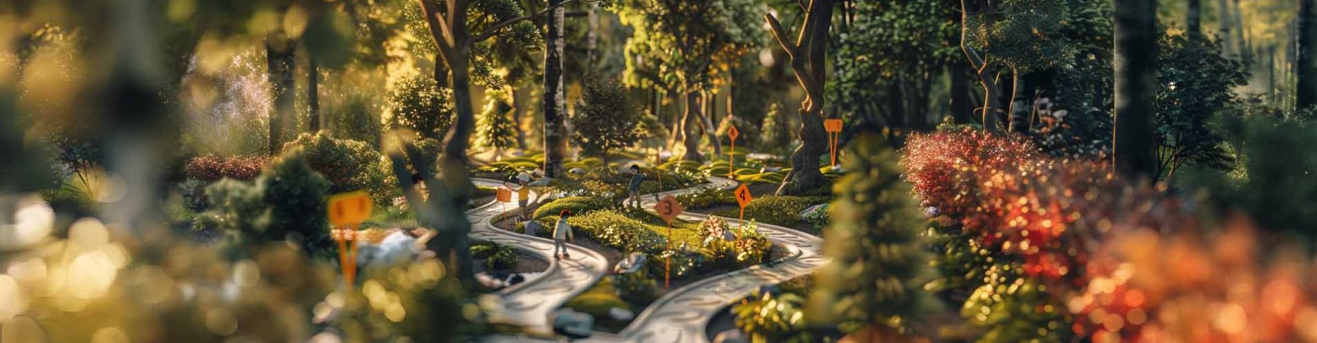 Jeu de piste en forêt