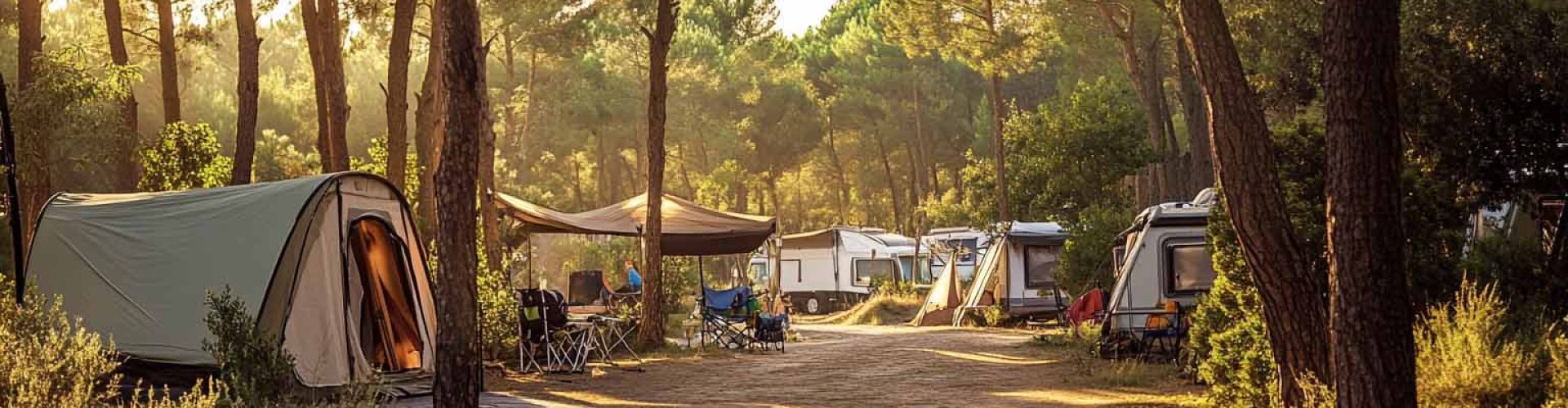 Jeu de piste dans un camping